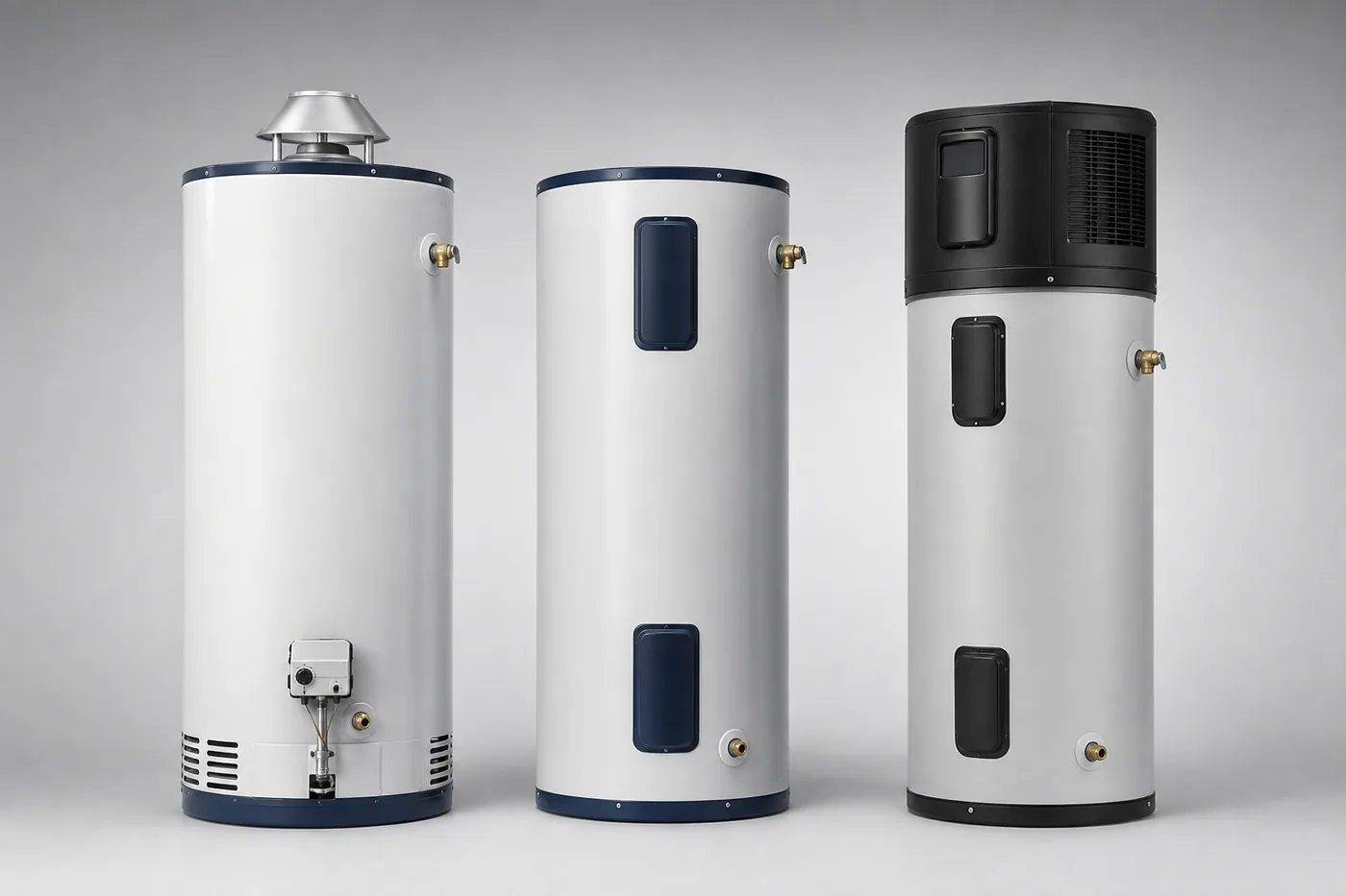 Bradford White-style contractor-grade gas storage water heater